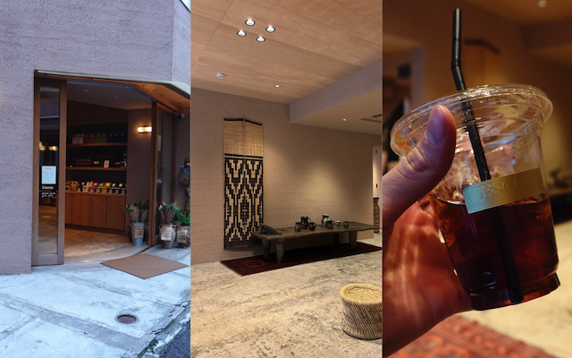 OBSCURA COFFEE ROASTER HOMEの内観と外観とコーヒー